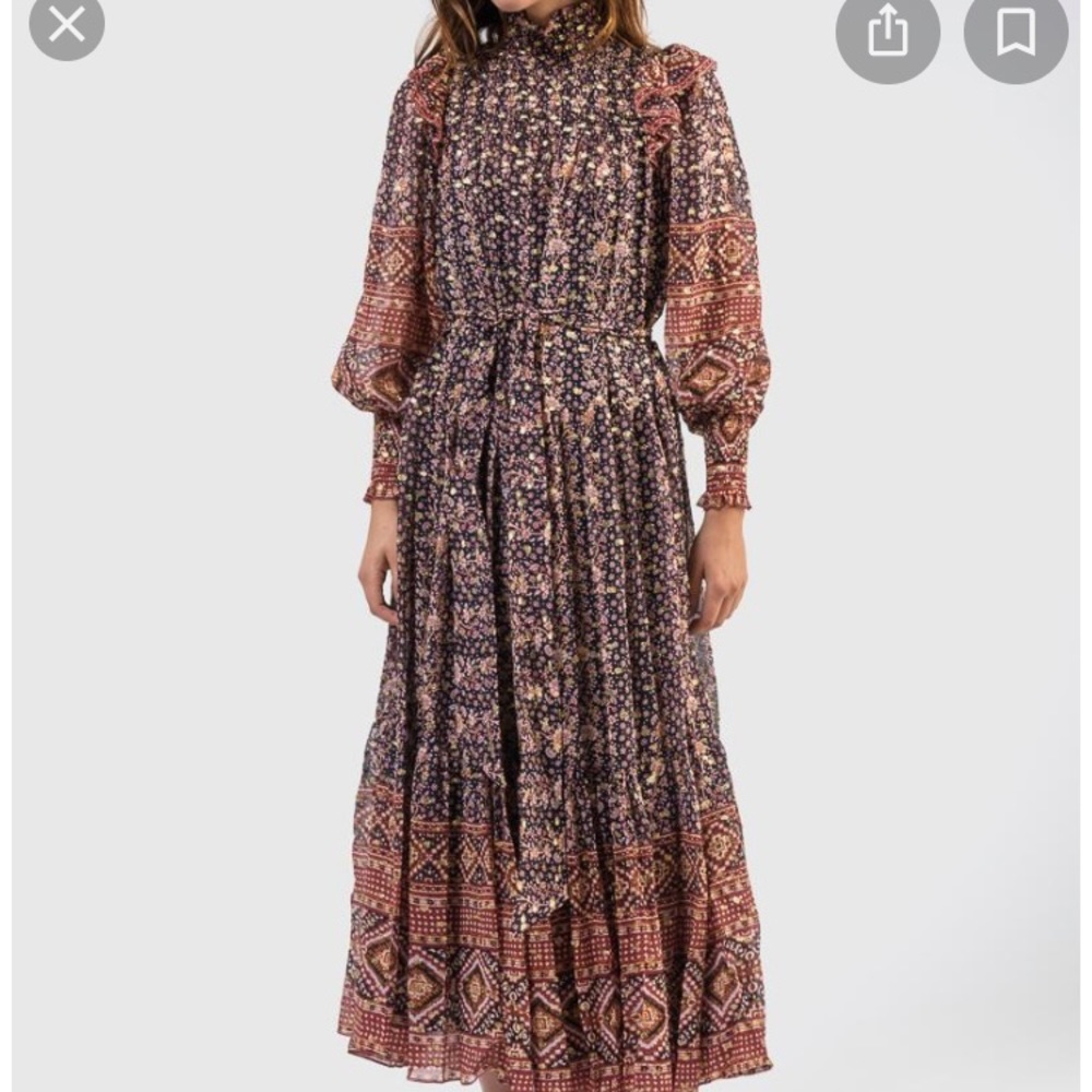 Ulla Johnson Constantine dress in midnight. NWT